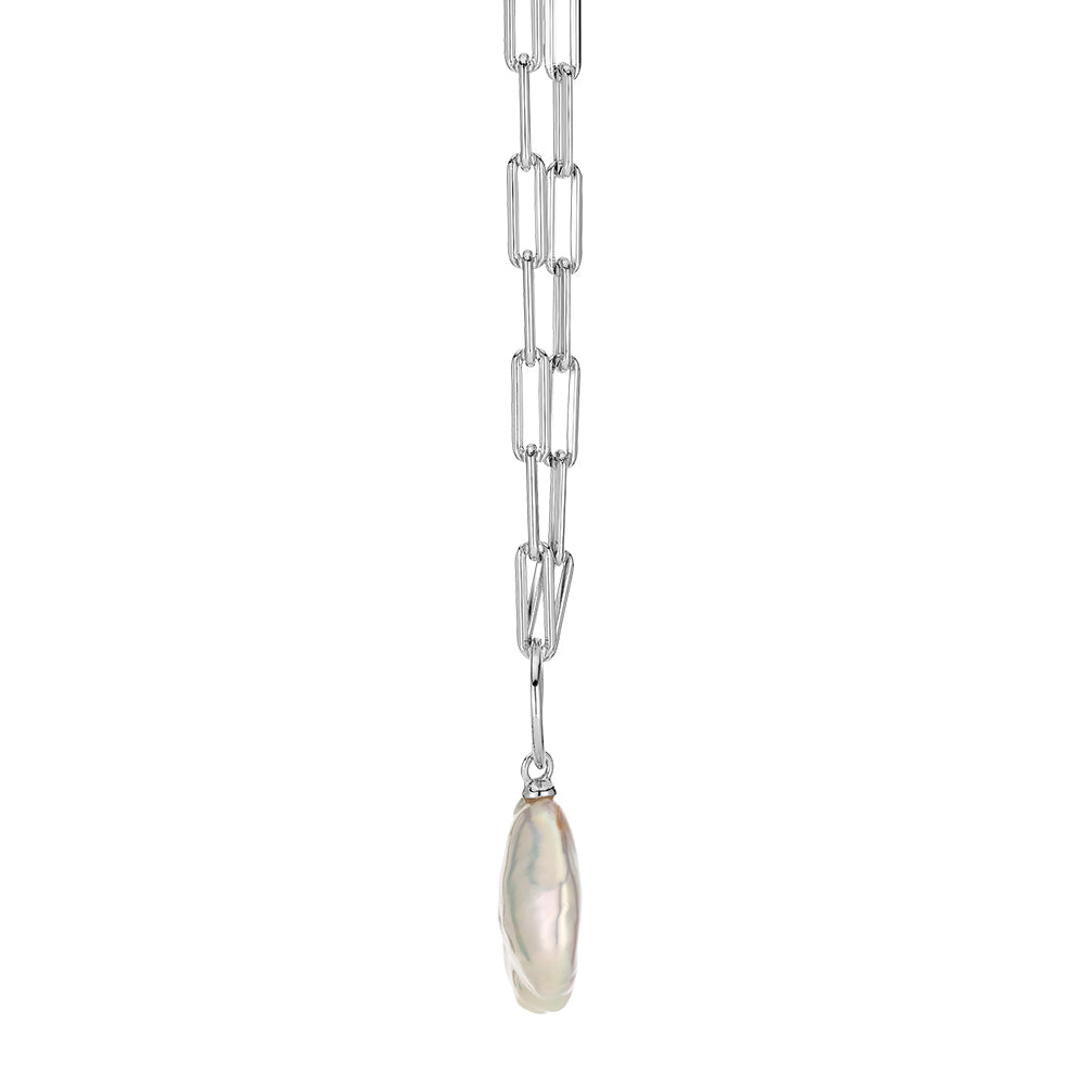 Cultured Freshwater Pearl Necklace In Sterling Silver Secrets Shhh