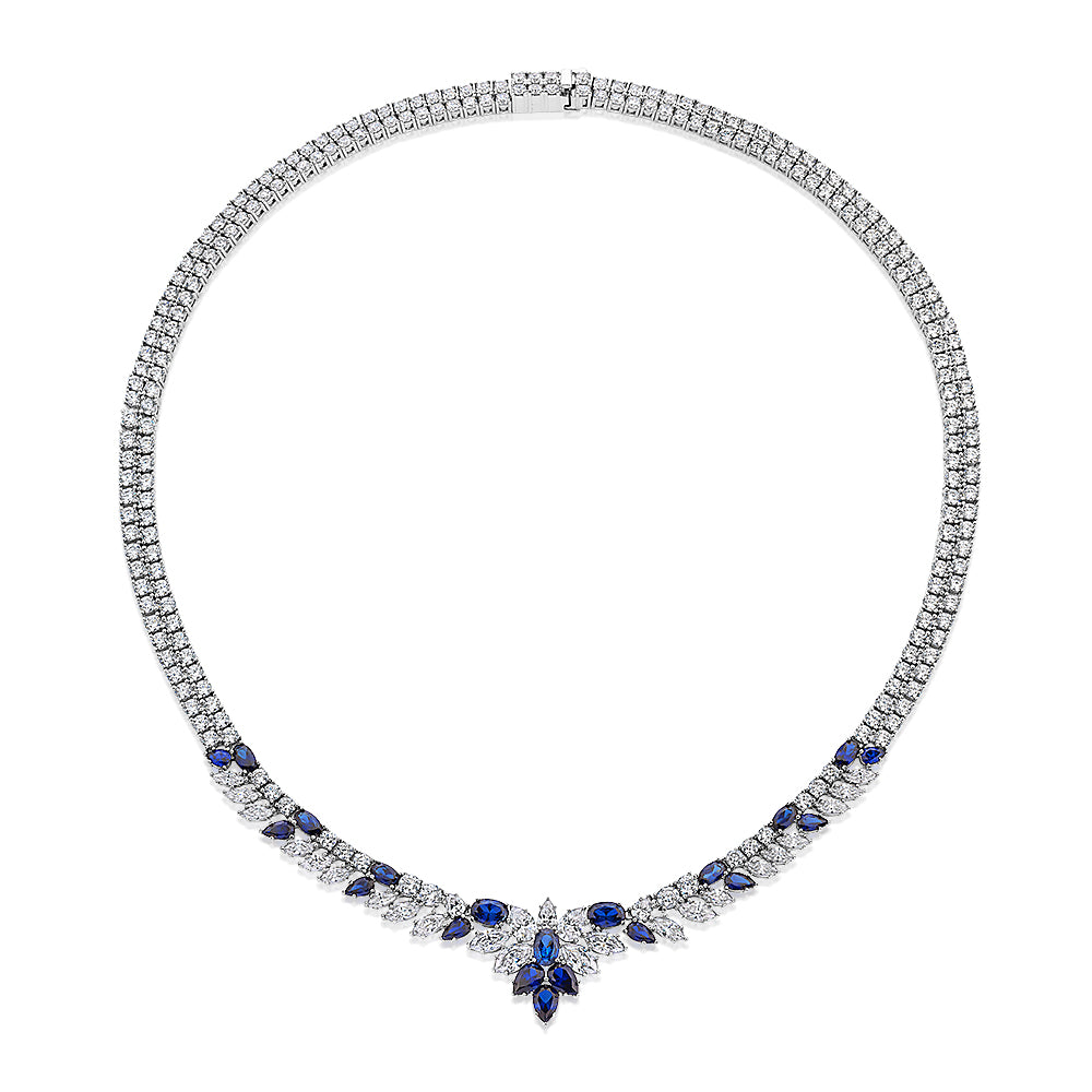 Lauren Harper 51.47 Carat Rose Cut Sapphires and 18kt Gold Statement  Necklace — Lauren Harper Collection