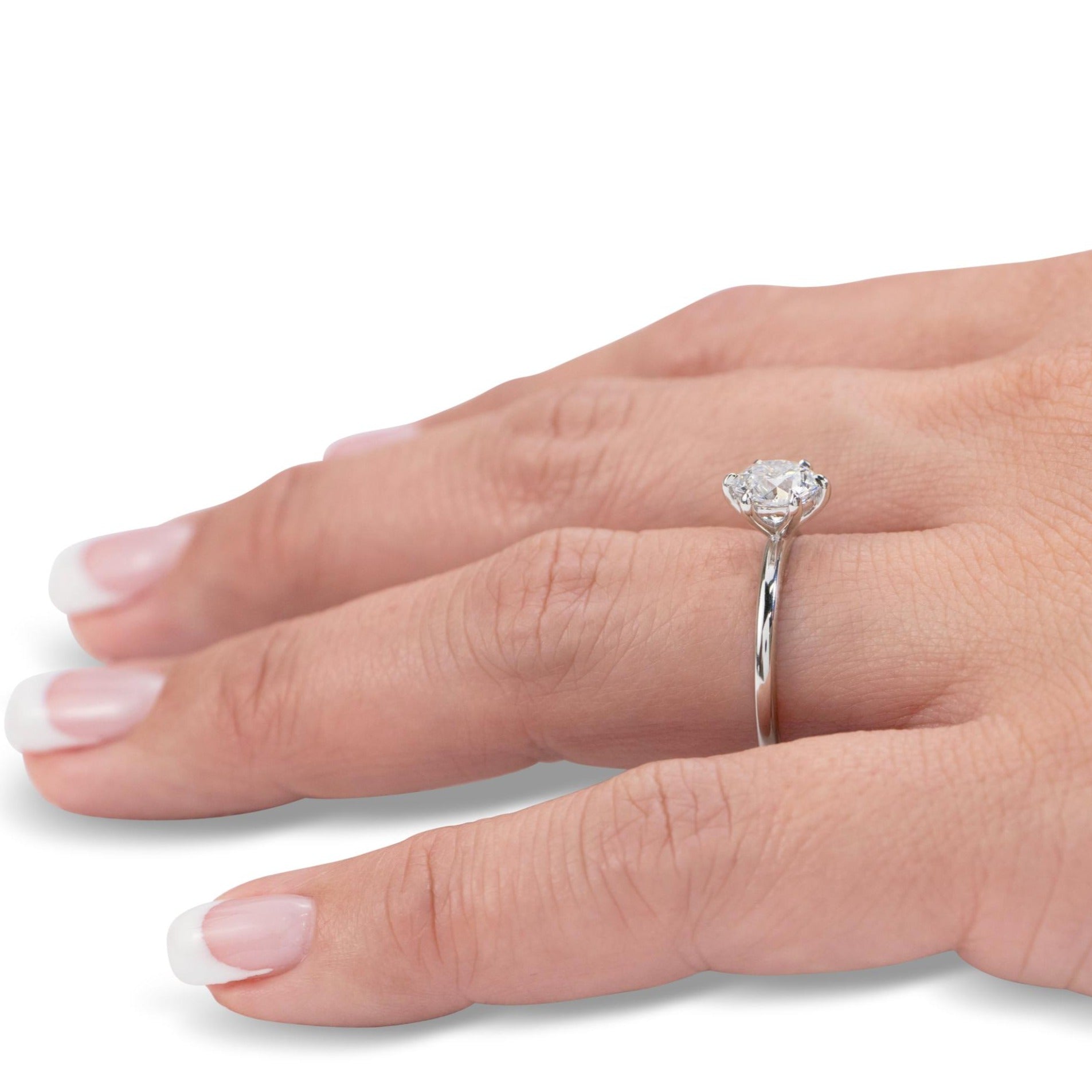 premium certified lab-grown diamond ring