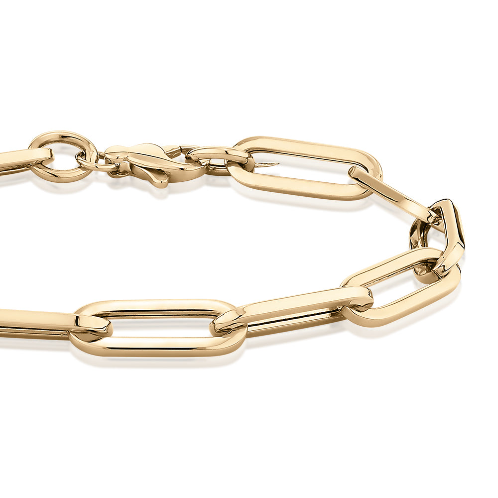 Bracelet in 10 carat yellow gold