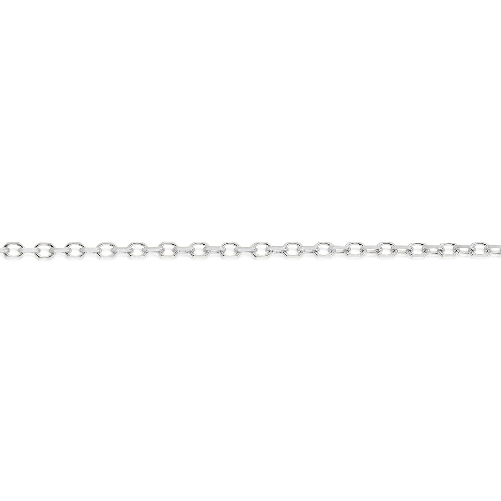 White gold cable deals chain