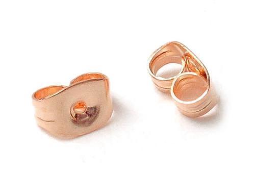 10ct Gold Earring Backs in Rose Gold