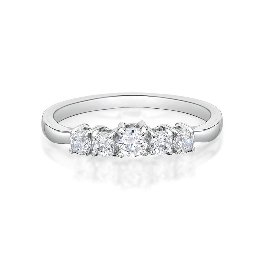 4 stone online diamond band